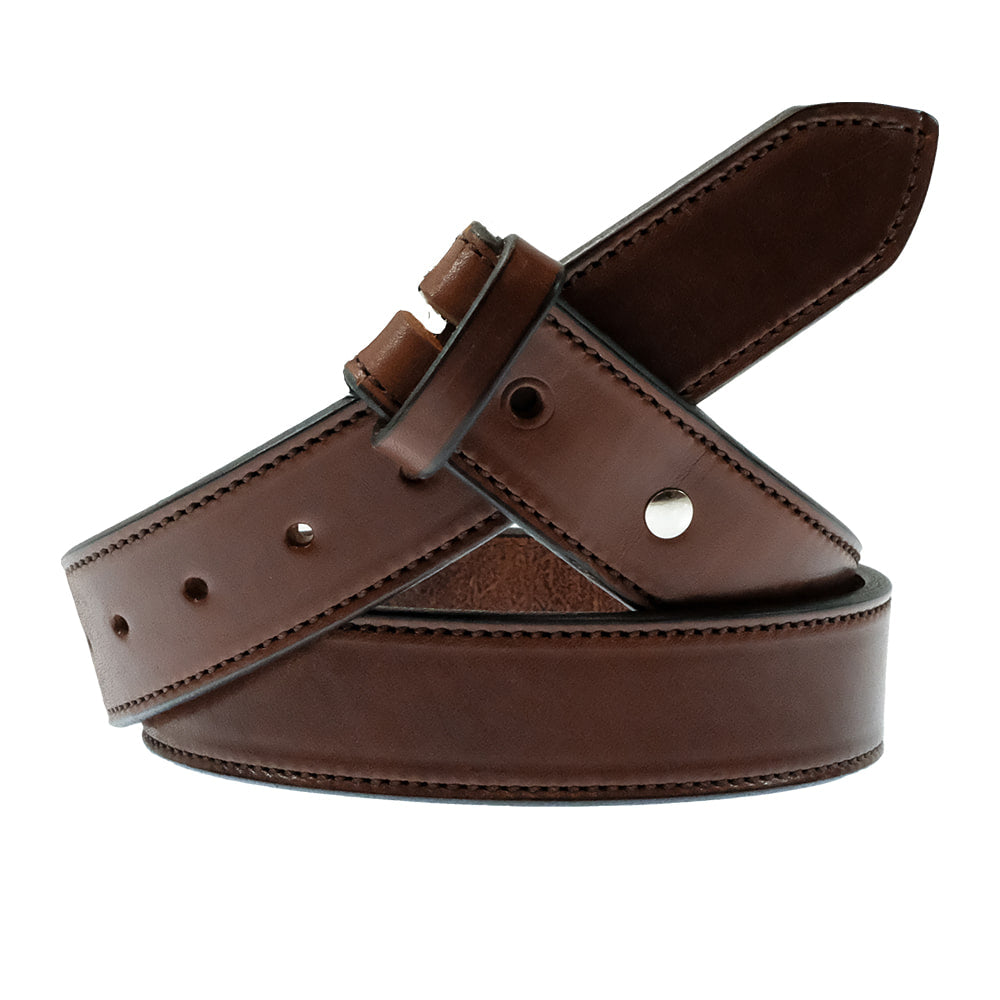 South Texas Tack Apparel Apparel South Texas Tack Brown Slick Straight Belt