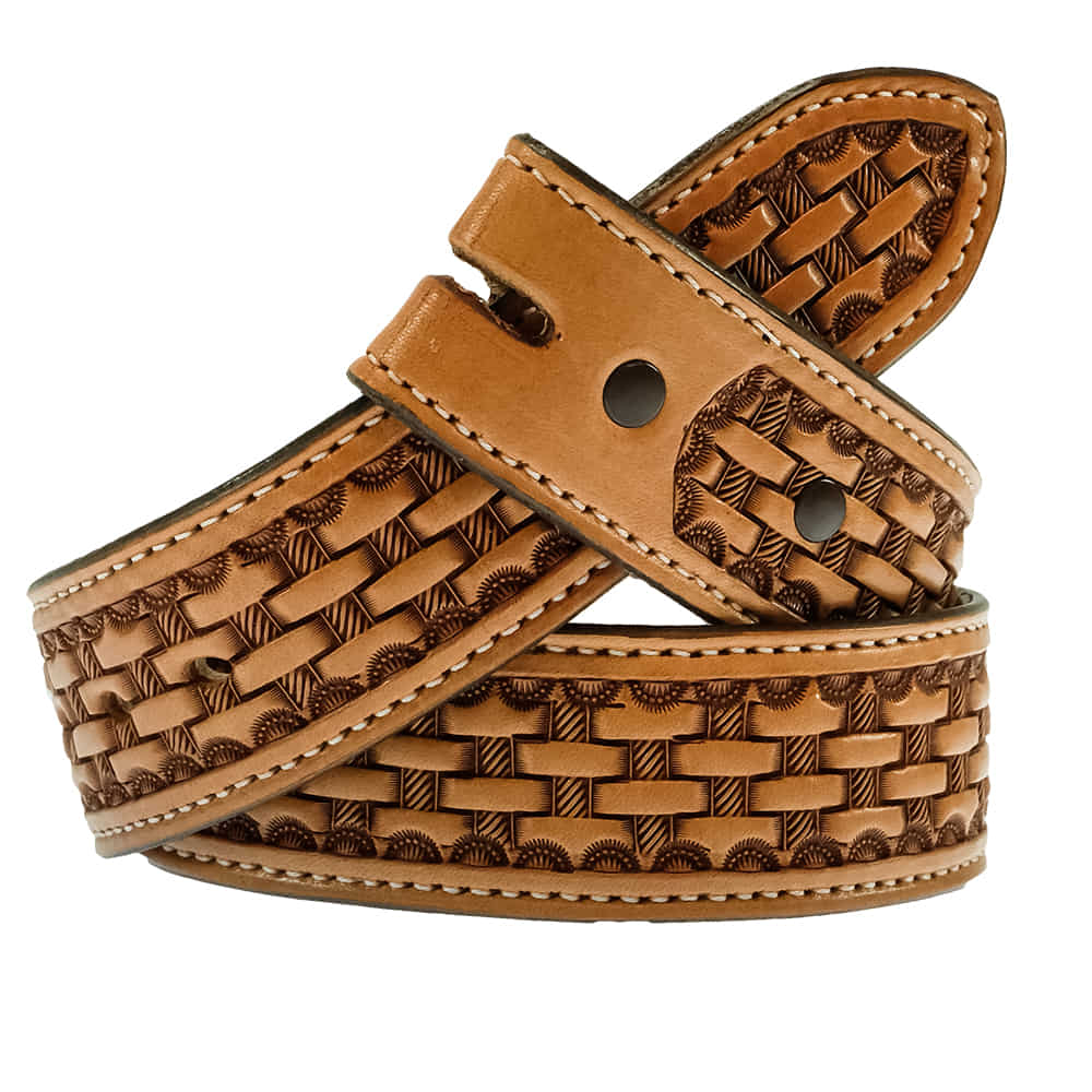South Texas Tack Apparel Apparel South Texas Tack Custom Handmade Basket Weave Kid's Belt