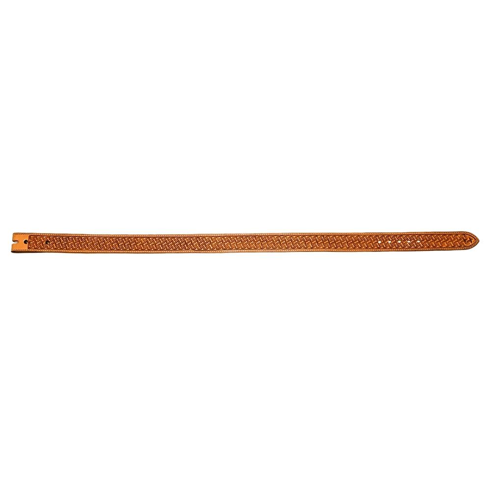 South Texas Tack Apparel Apparel South Texas Tack Custom Tan Stamped Belt - Decorative Stamped