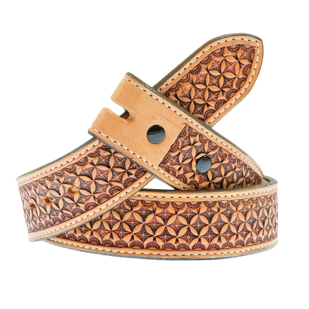 South Texas Tack Apparel Apparel South Texas Tack Saddle Shop Handmade Geometric With Stars Belt