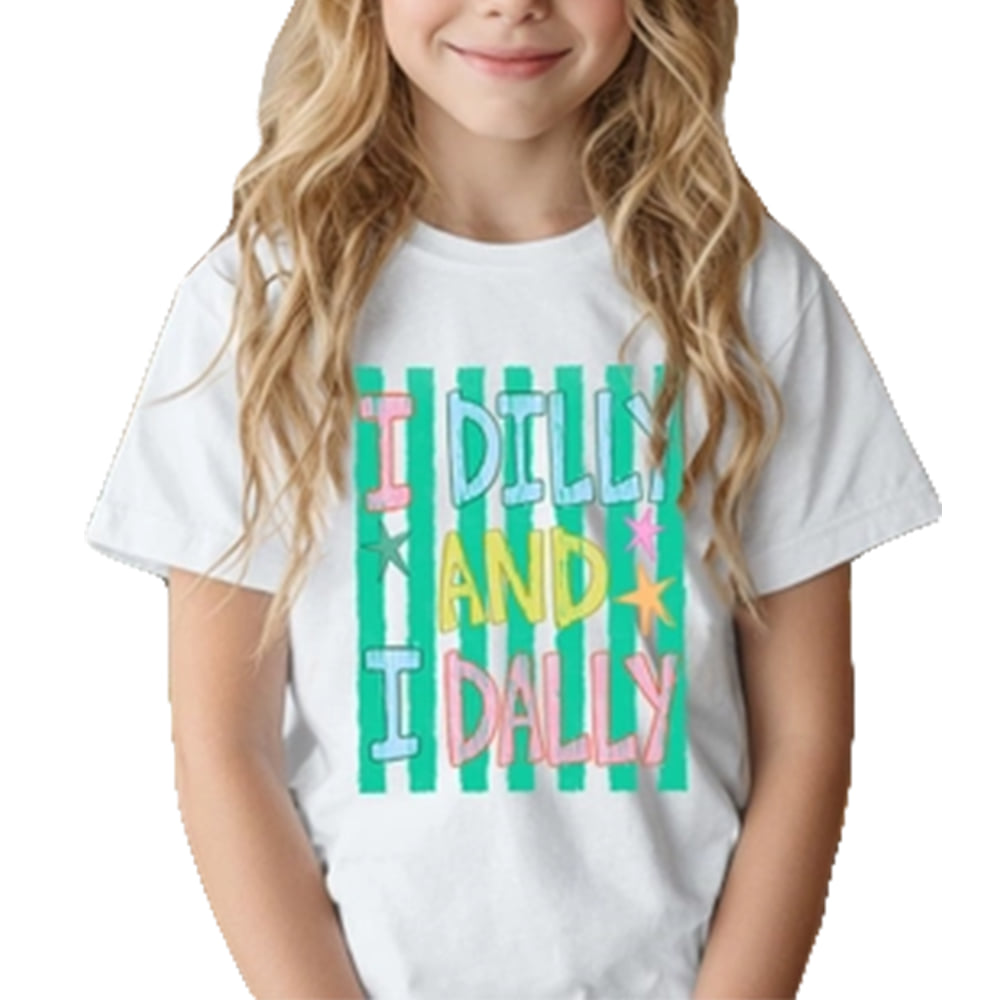 South Texas Tack Apparel Dilly Dally Kids Graphic Heavy Cotton Tee