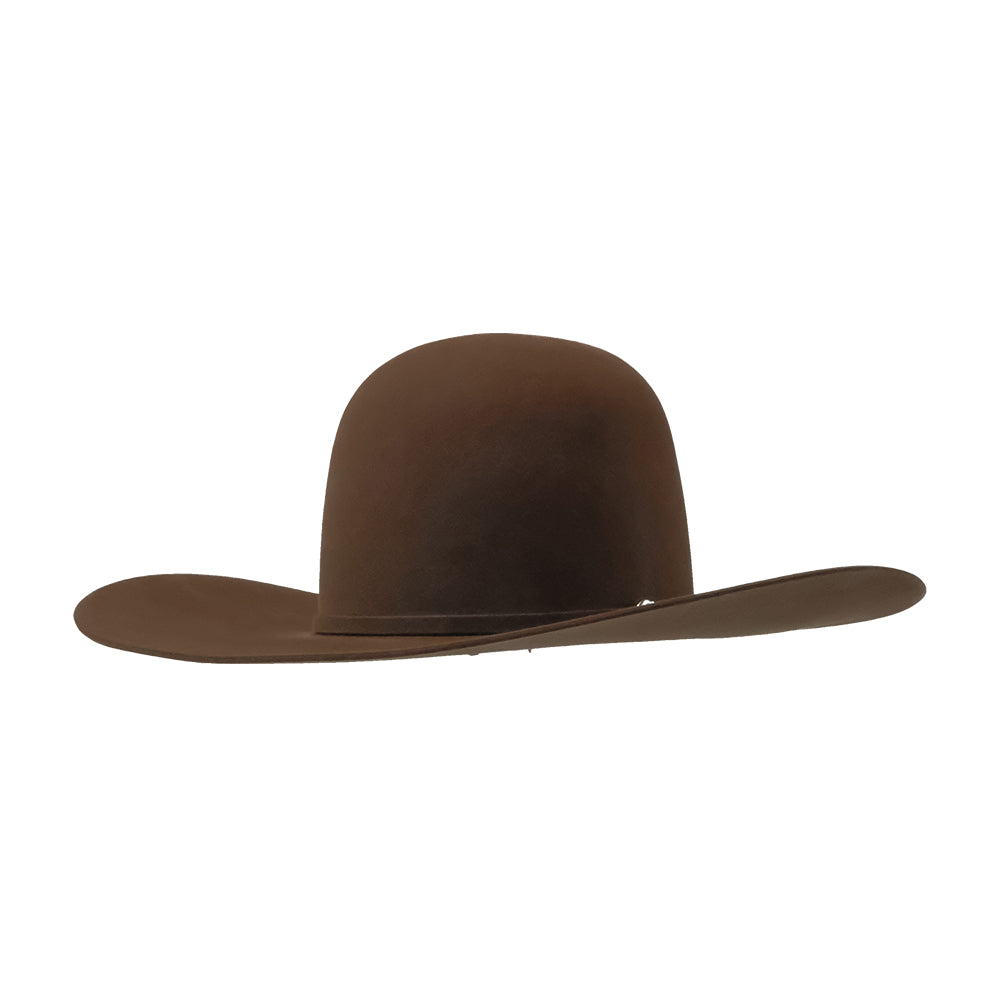 South Texas Tack Apparel Hats 10X 4.5 brim open crown leather sweat