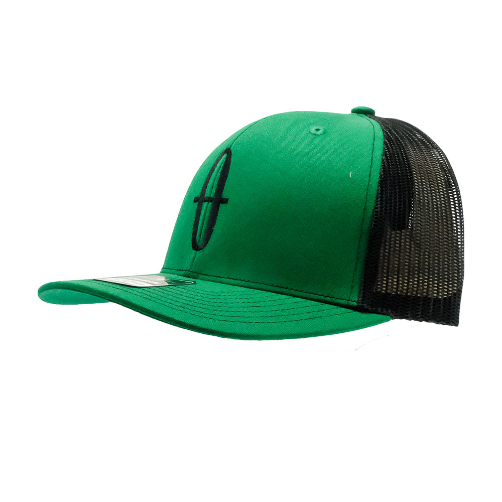 South Texas Tack Apparel Hats Bar Nothin Co. Logo Green and Black Mesh Back Cap