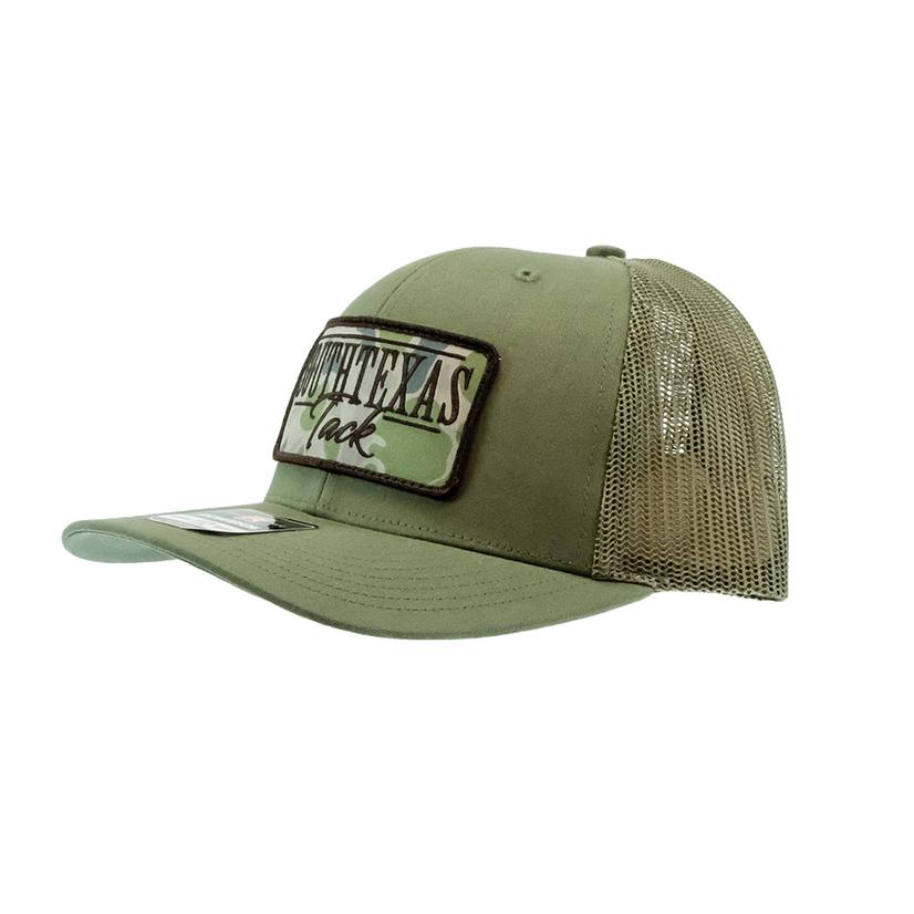 South Texas Tack Apparel Hats Loden / Osfa South Texas Tack Apparel Camo Patch Loden Green Mesh Back Cap