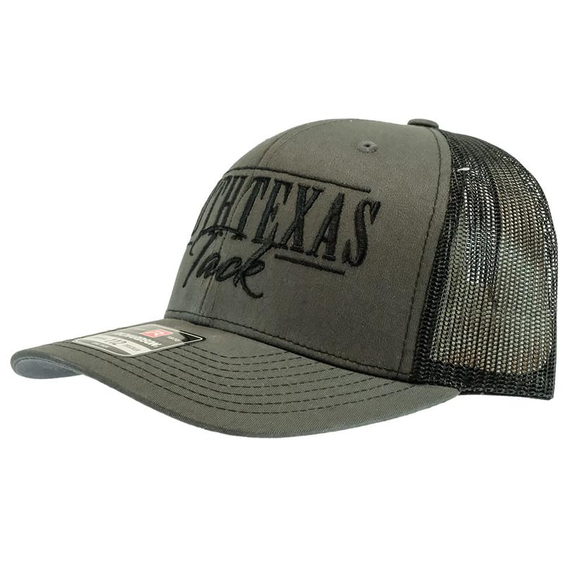 South Texas Tack Apparel Hats OSFA / CHARCOAL/BLACK South Texas Tack  Cap New R to R Logo Black