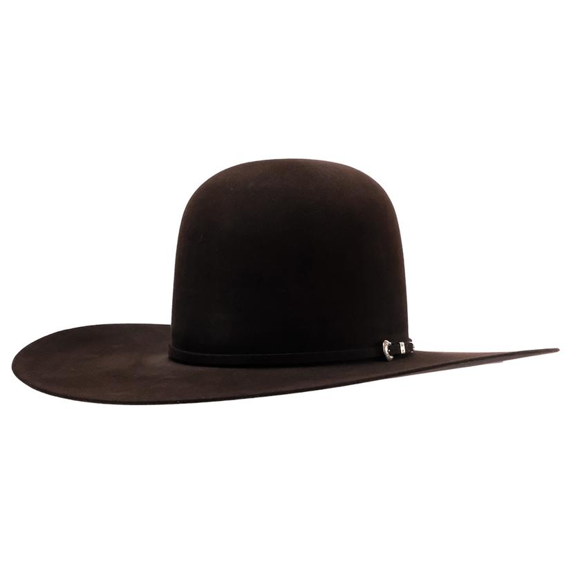 South Texas Tack Apparel Hats South Texas Tack 10X Horseman Black Cherry 4.5" Brim Open Crown Felt Hat