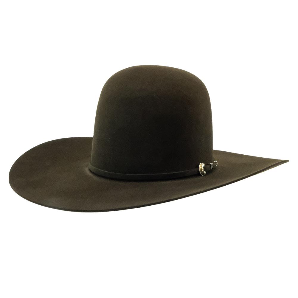 South Texas Tack Apparel Hats South Texas Tack 40X 4.5 Brim Open Crown Chocolate Felt Hat