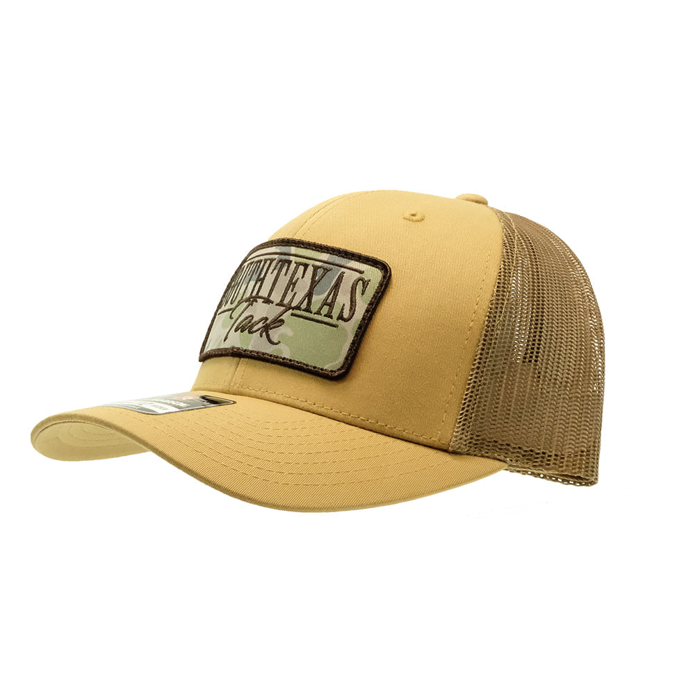 South Texas Tack Apparel Hats South Texas Tack Apparel Amber Gold Camo Patch Cap