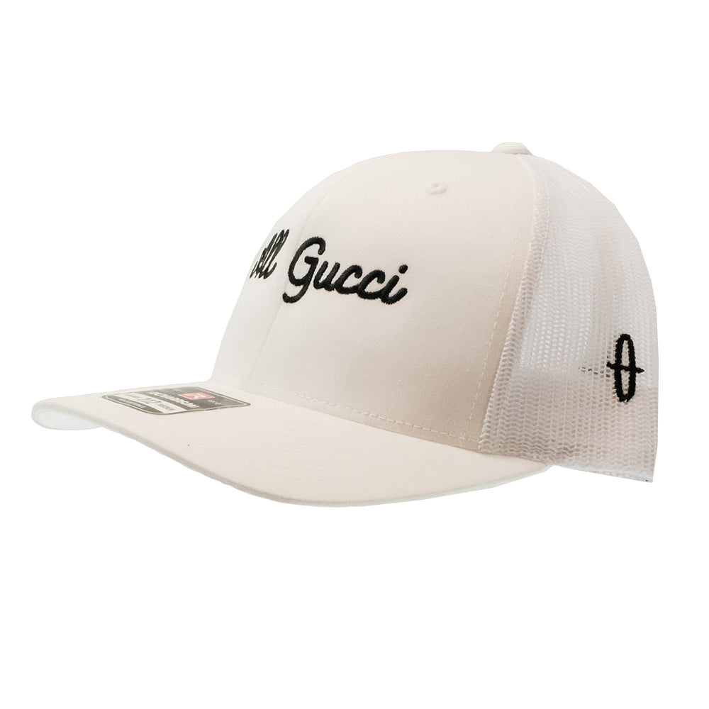 South Texas Tack Apparel Hats South Texas Tack Apparel White and Black All Gucci Cap