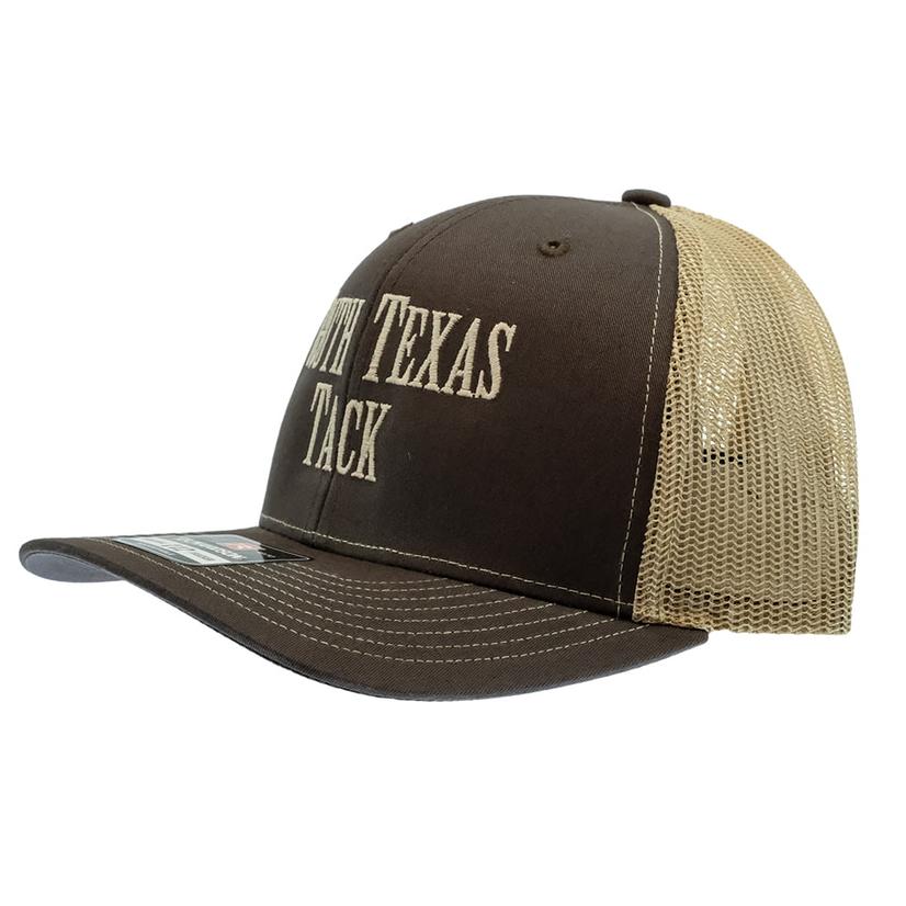 South Texas Tack Apparel Hats South Texas Tack Brown Tan Mesh Back Cap