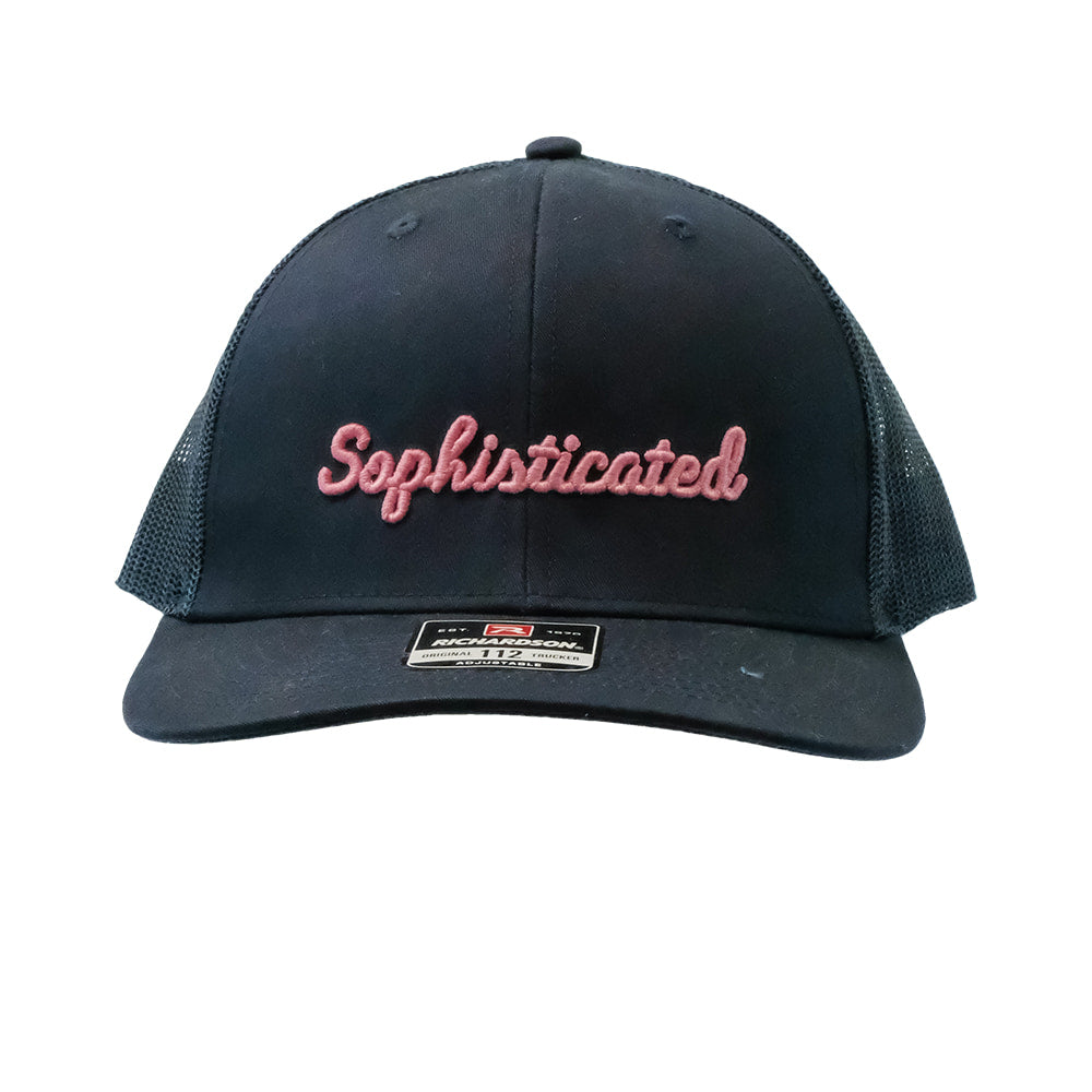 South Texas Tack Apparel Hats South Texas Tack Navy Pink Stitched Sophisticated Cap