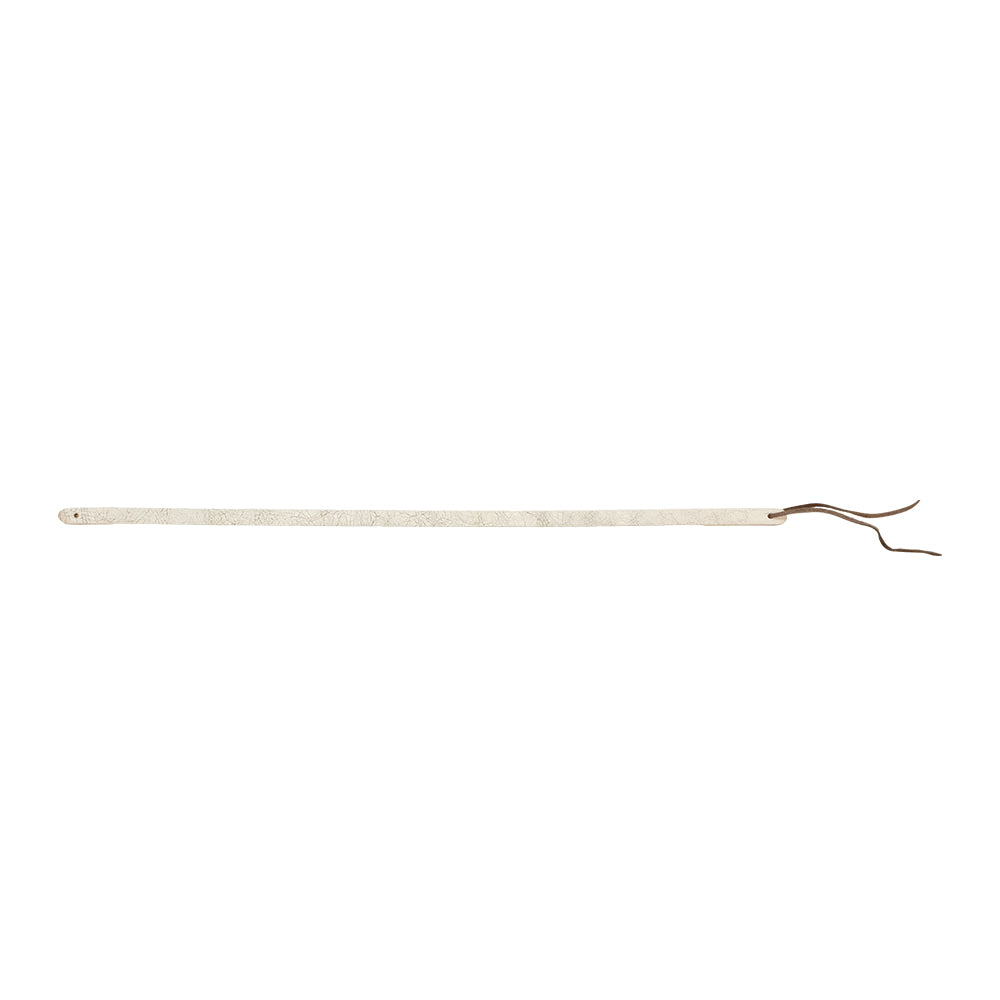 South Texas Tack Apparel Hats South Texas Tack Smooth Cowhide Hat Band in Crackle White