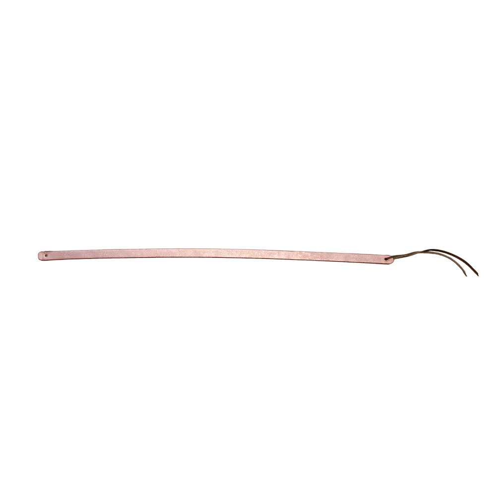 South Texas Tack Apparel Hats South Texas Tack Smooth Cowhide Hat Band in Metallic Rose