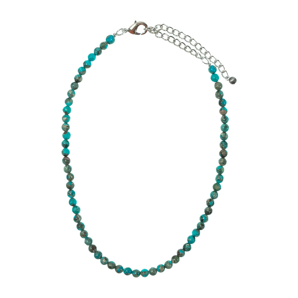 South Texas Tack Apparel Jewelry 15 Inch Turquoise Bead Necklace 15"