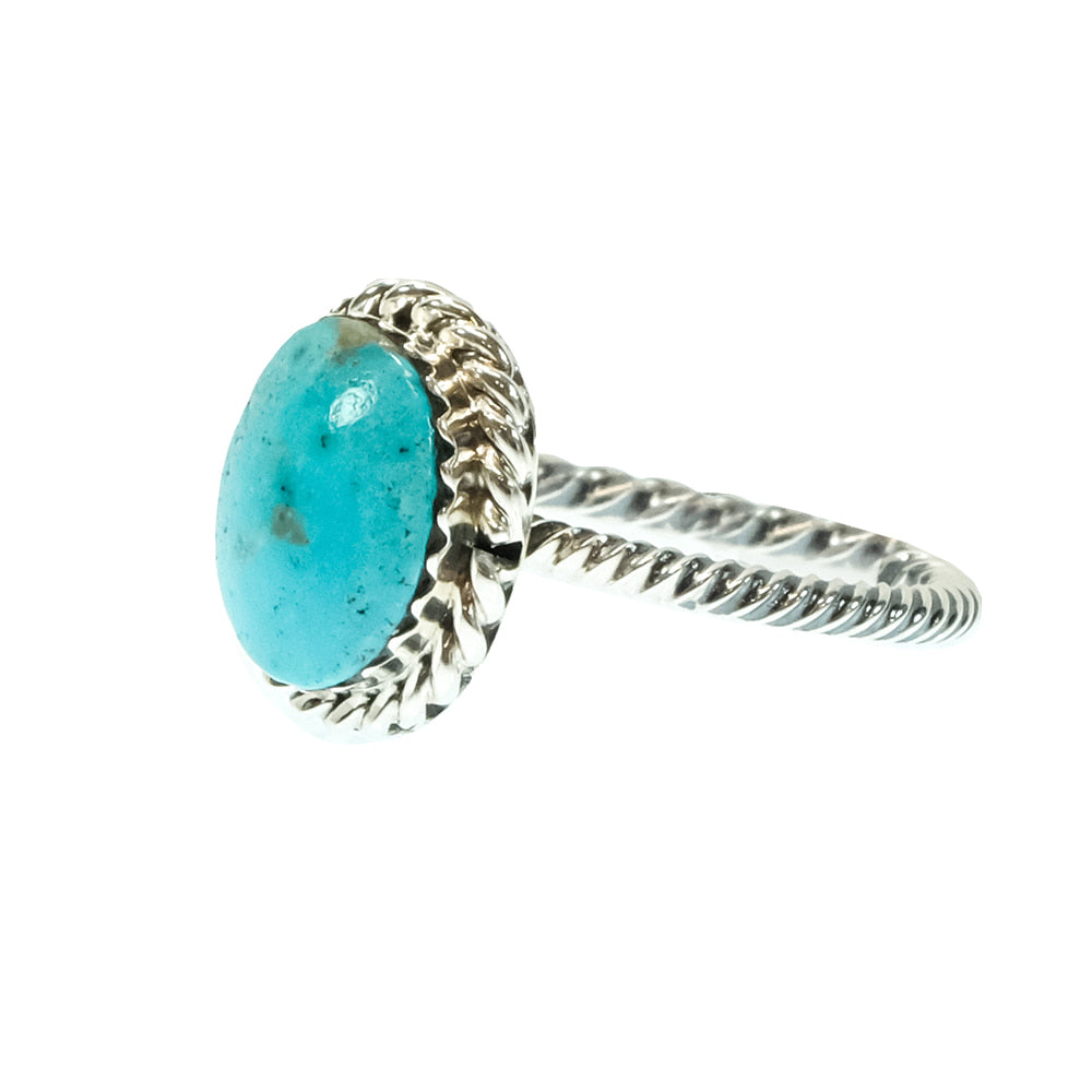 South Texas Tack Apparel Jewelry Aaron Begay Native America Navajo Sterling Silver Turquoise Ring