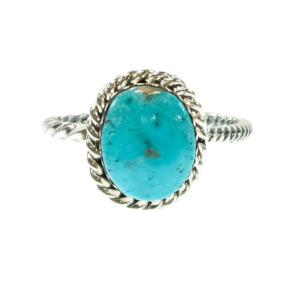 South Texas Tack Apparel Jewelry Aaron Begay Native America Navajo Sterling Silver Turquoise Ring