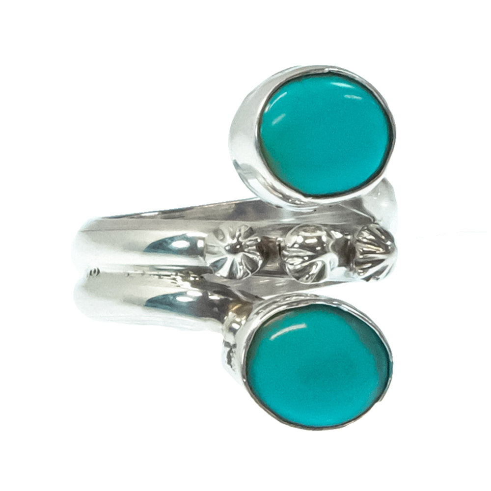 South Texas Tack Apparel Jewelry Bobby Platero Native American Navajo Sterling Silver Turquoise Ring