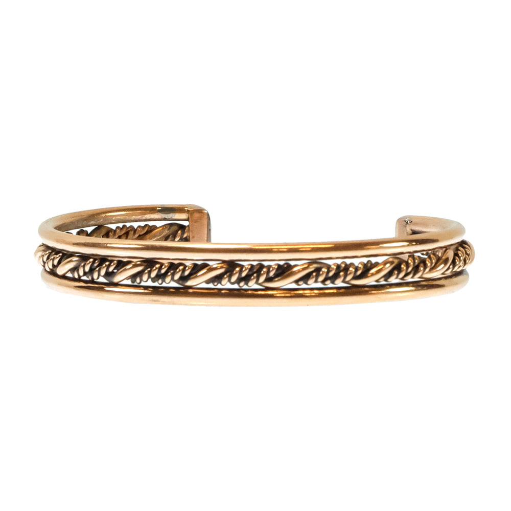 South Texas Tack Apparel Jewelry Copper Elaine Tahe Native American Navajo Copper Bracelet Cuff