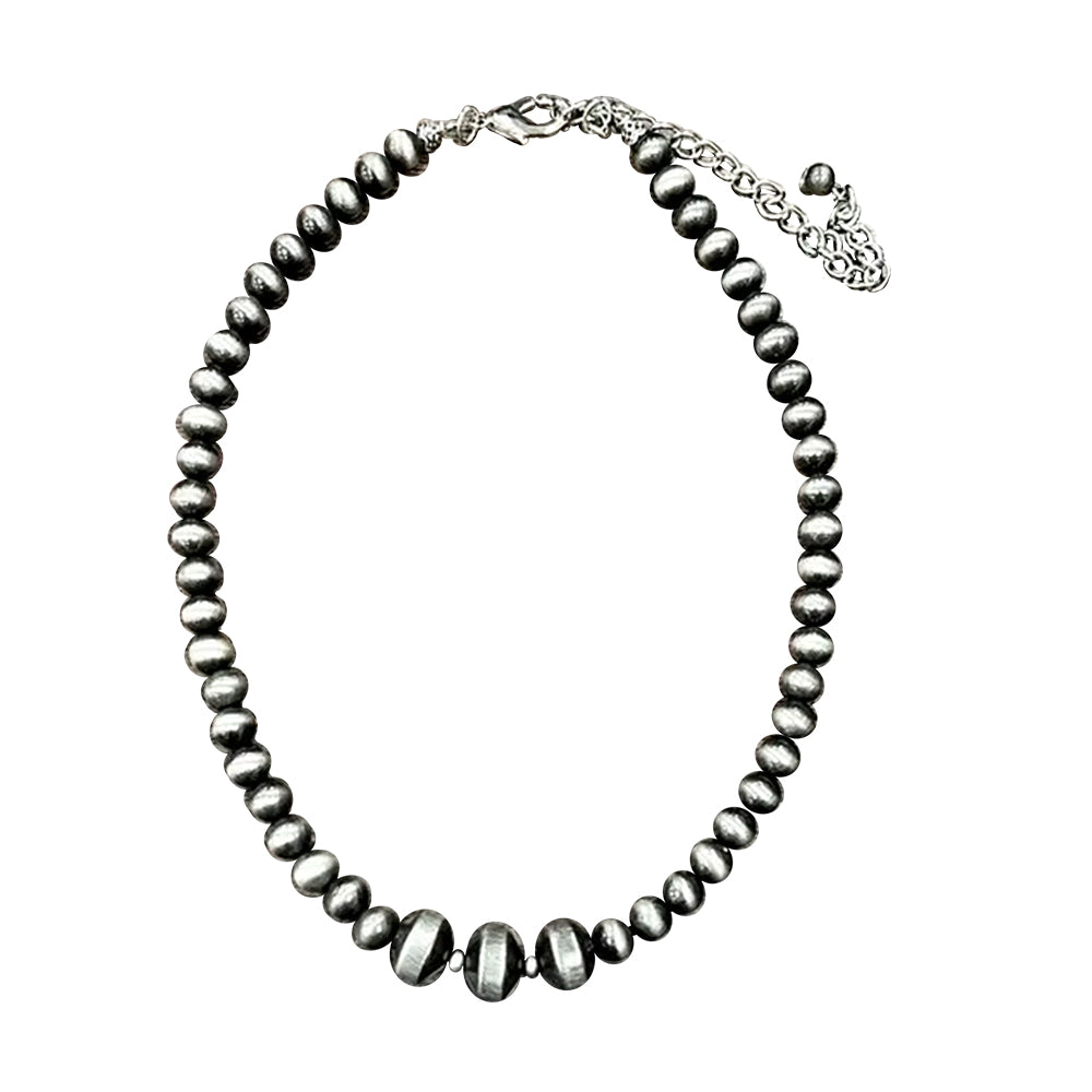 South Texas Tack Apparel Jewelry Faux Rondelle Navajo Bead Necklace
