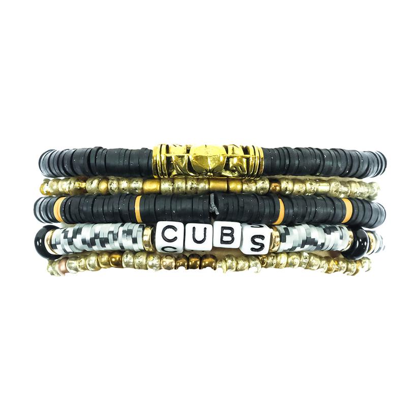 South Texas Tack Apparel Jewelry Grey Fay Co Brenham Cubs Bracelet