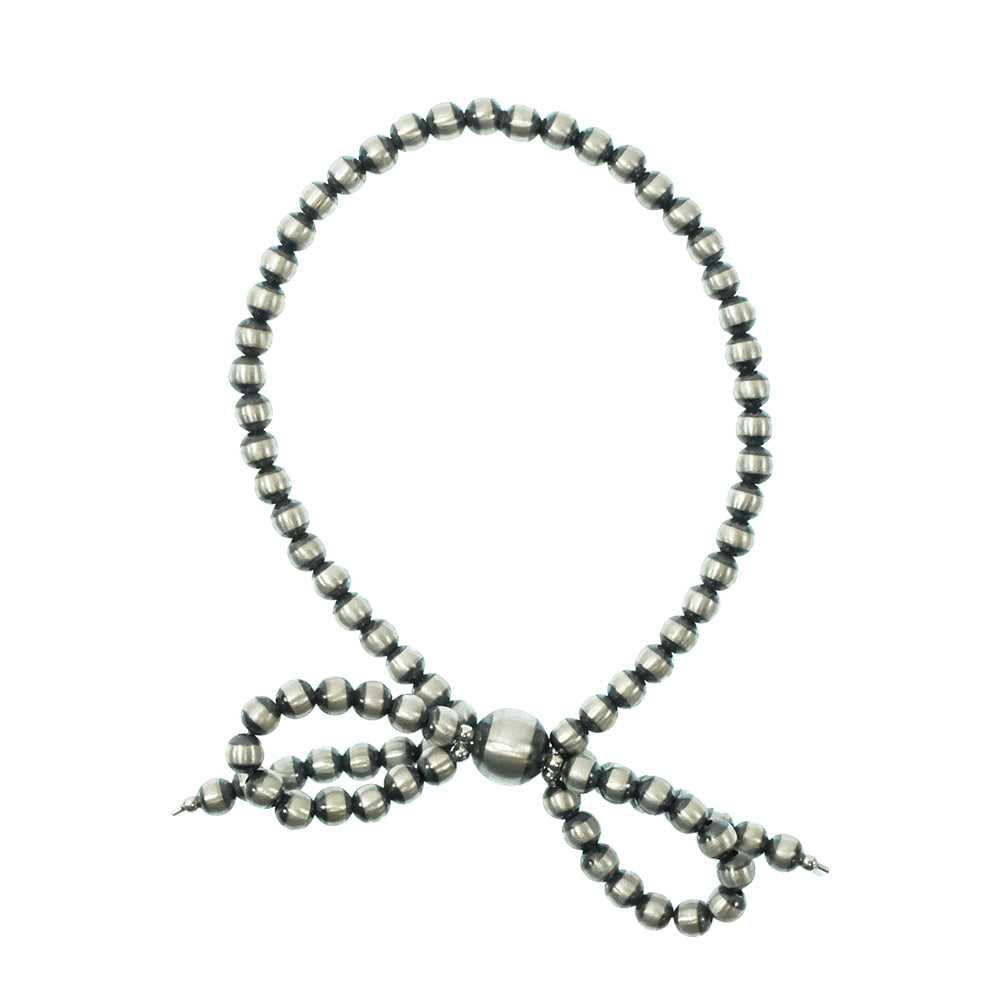 South Texas Tack Apparel Jewelry Oxidized Bead Bow Bracelet
