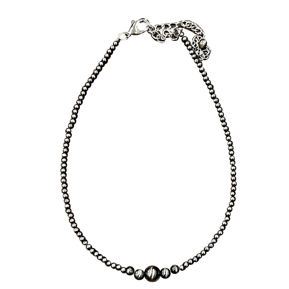 South Texas Tack Apparel Jewelry Polished Faux Navajo Bead Necklace