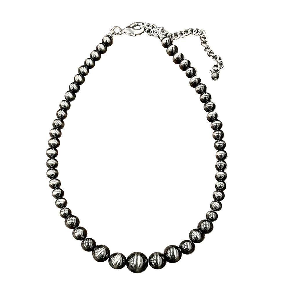 South Texas Tack Apparel Jewelry Polished Faux Navajo Bead Necklace