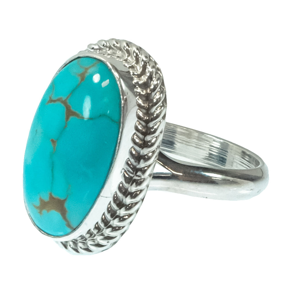 South Texas Tack Apparel Jewelry S Native American Navajo Sterling Silver Turquoise Ring