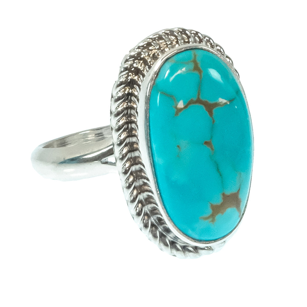 South Texas Tack Apparel Jewelry S Native American Navajo Sterling Silver Turquoise Ring