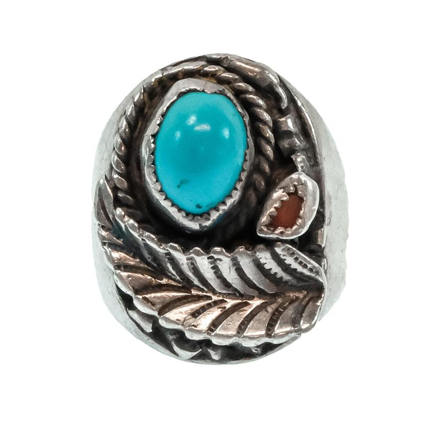 South Texas Tack Apparel Jewelry Silver / 12.5 Vintage Navajo Sterling Silver Men's Ring