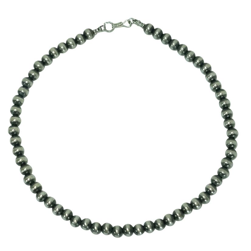 South Texas Tack Apparel Jewelry Silver / 16 Inch Navajo Pearl Necklace 7mm x 16inches