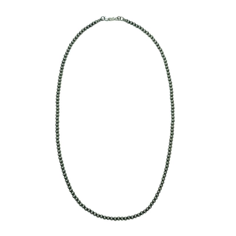 South Texas Tack Apparel Jewelry Silver / 22 Inch Navajo Pearl Necklace 4mm x 22inch