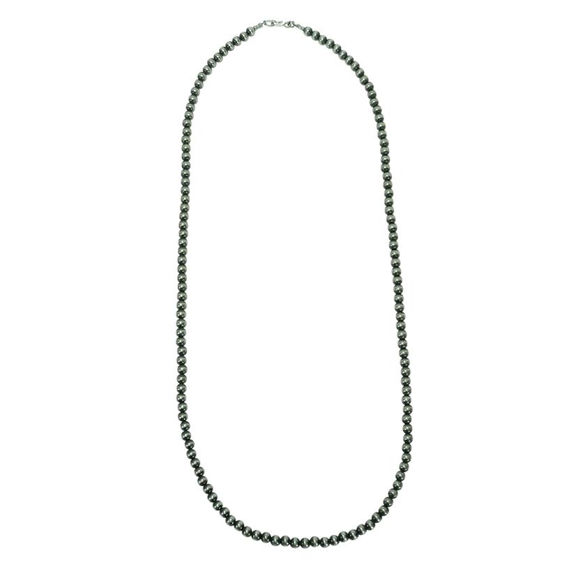 South Texas Tack Apparel Jewelry Silver / 30 Inch Navajo Pearl Necklace 6mm x 30inches