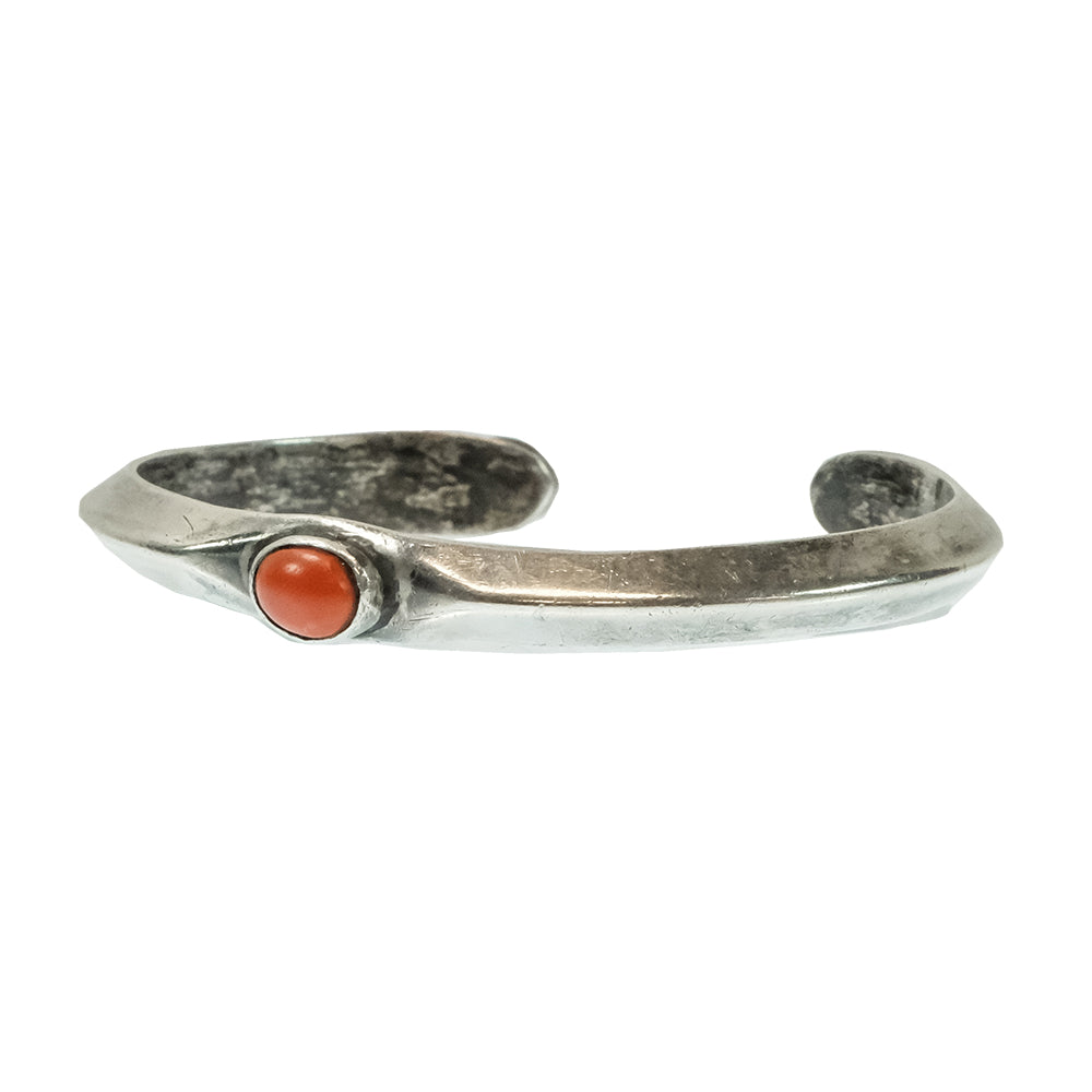 South Texas Tack Apparel Jewelry South Texas Tack Coral Stone Vintage Silver Cuff