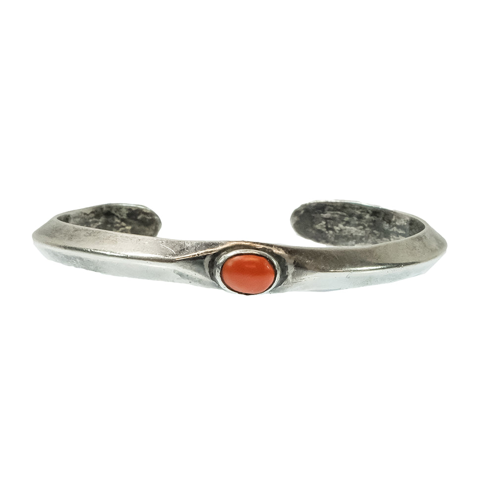 South Texas Tack Apparel Jewelry South Texas Tack Coral Stone Vintage Silver Cuff