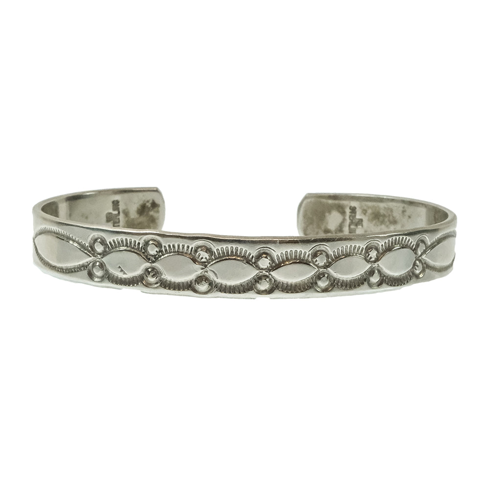 South Texas Tack Apparel Jewelry South Texas Tack Ornate Floral and Vine Silver Vintage Cuff