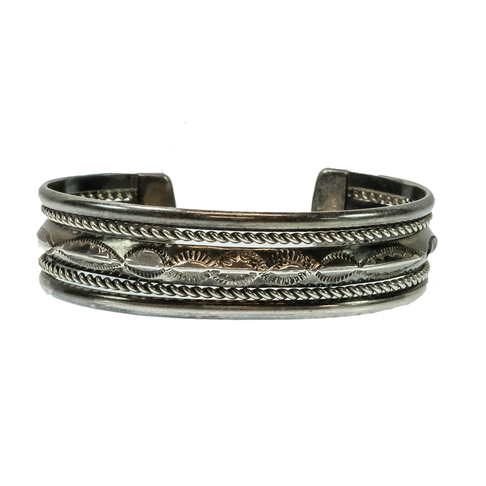 South Texas Tack Apparel Jewelry South Texas Tack Southwestern Twisted Wire Silver Carinated Cuff