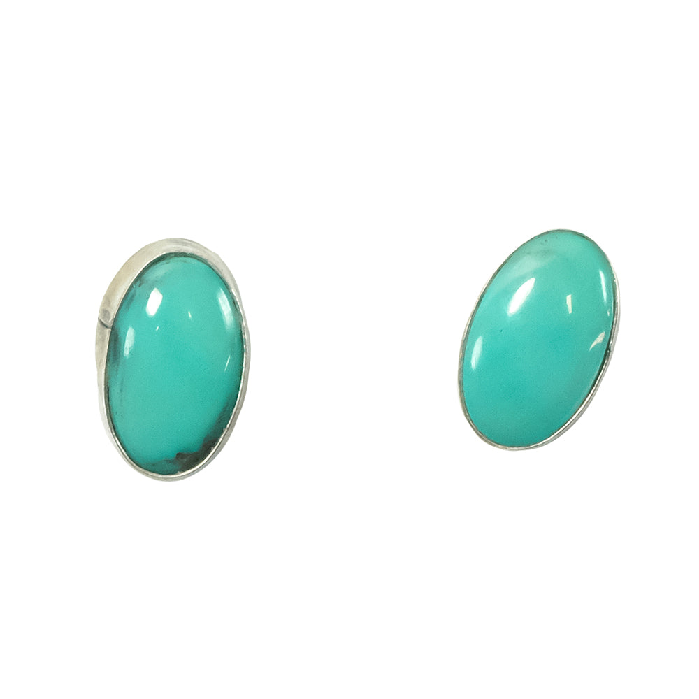 South Texas Tack Apparel Jewelry Turquoise Wn Sterling Silver Turquoise Studs