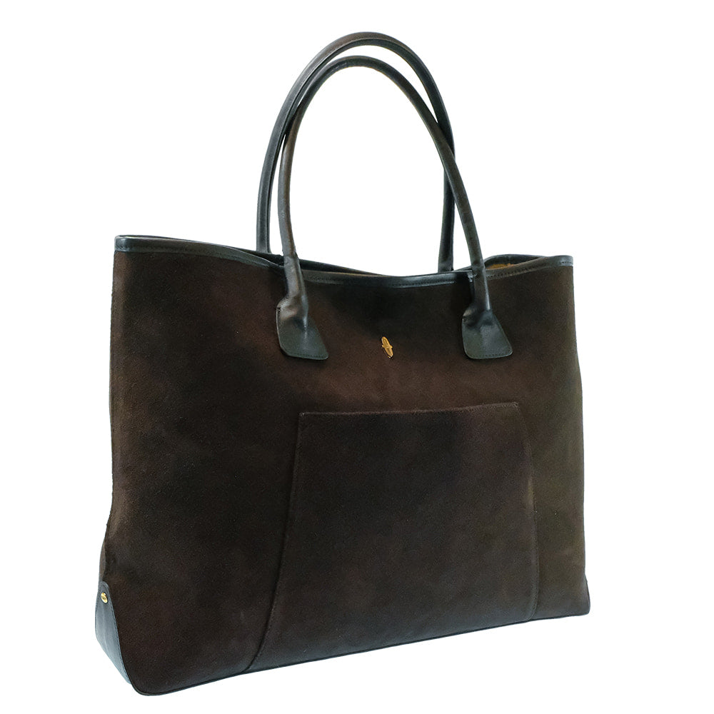 South Texas Tack Apparel Other South Texas Tack Marfa Chocolate Suede Tote Bag