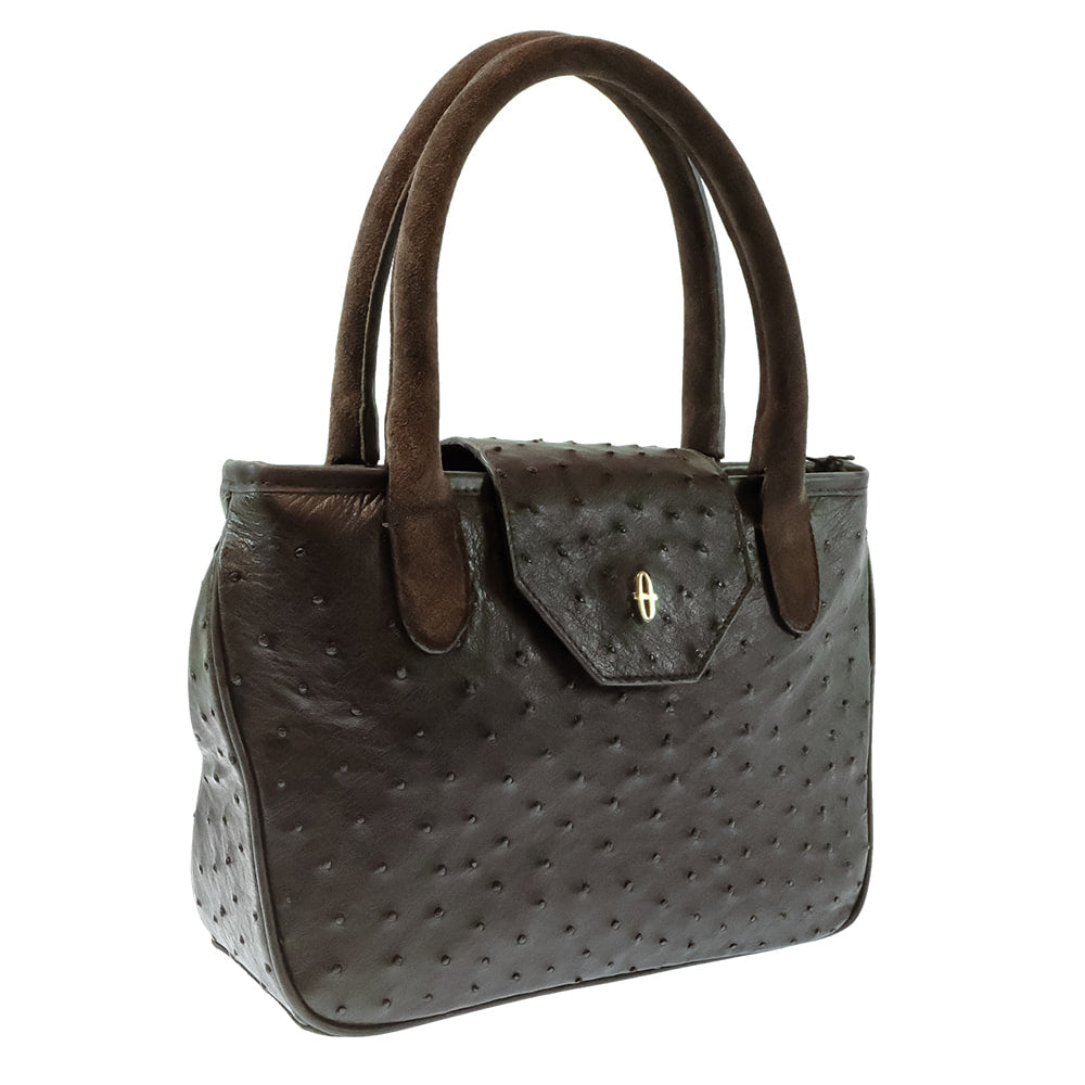 South Texas Tack Apparel Other South Texas Tack Midland Full Quill Ostrich Nicotine Satchel Purse