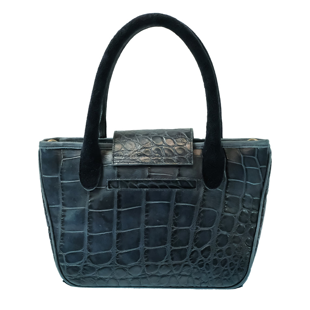 South Texas Tack Apparel Other South Texas Tack Midland Navy Blue American Alligator Satchel Purse