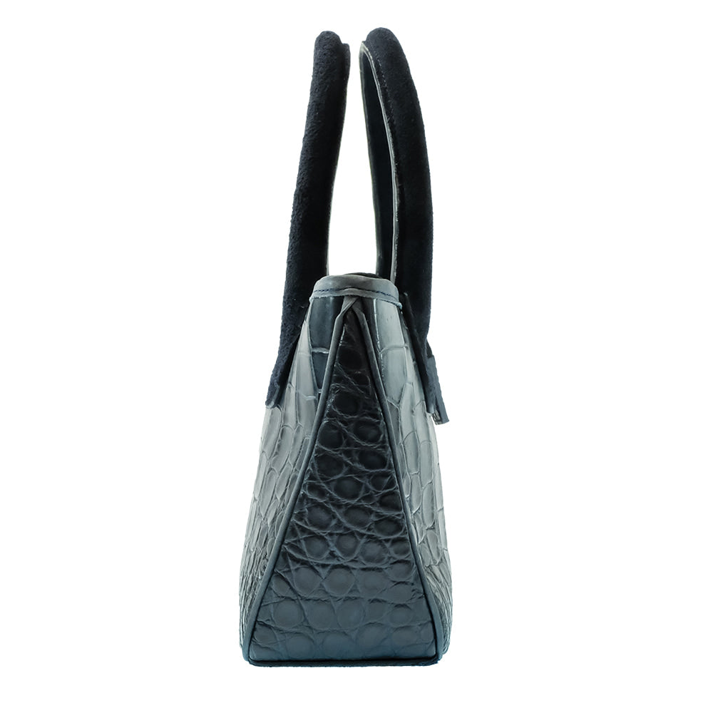 South Texas Tack Apparel Other South Texas Tack Midland Navy Blue American Alligator Satchel Purse
