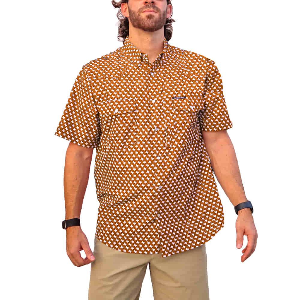 South Texas Tack Apparel Salt Water Soul The Austin Pearl Snap Fishing Shirt