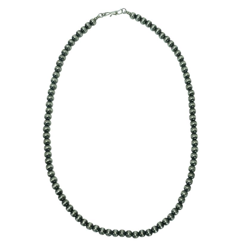 South Texas Tack Apparel Silver / 20 Inch Navajo Pearl Necklace 6mm x 20inches