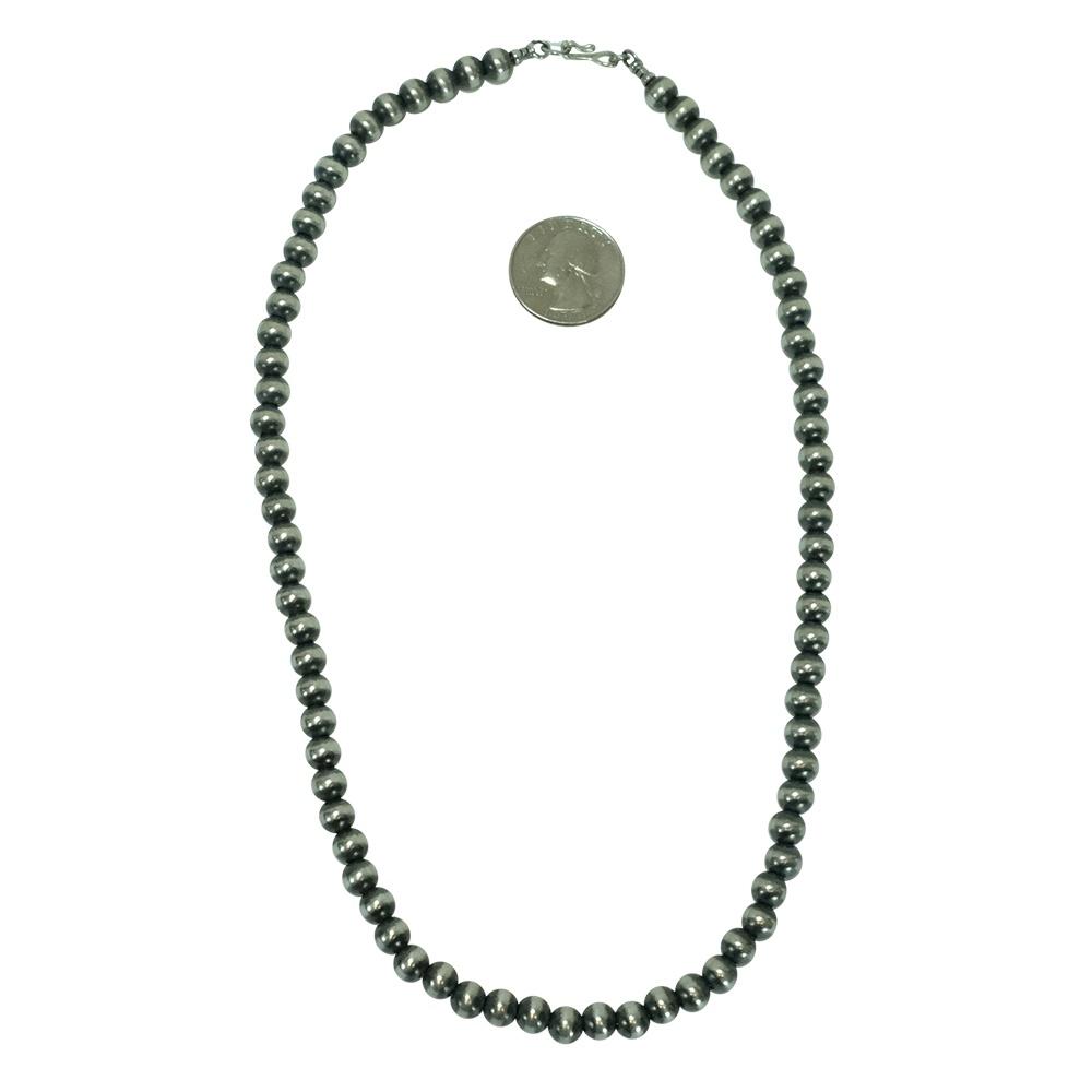 South Texas Tack Apparel Silver / 20 Inch Navajo Pearl Necklace 7mm x 20inches