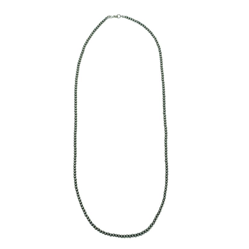 South Texas Tack Apparel Silver / 30 Inch Navajo Pearl Necklace 4mm x 30inch