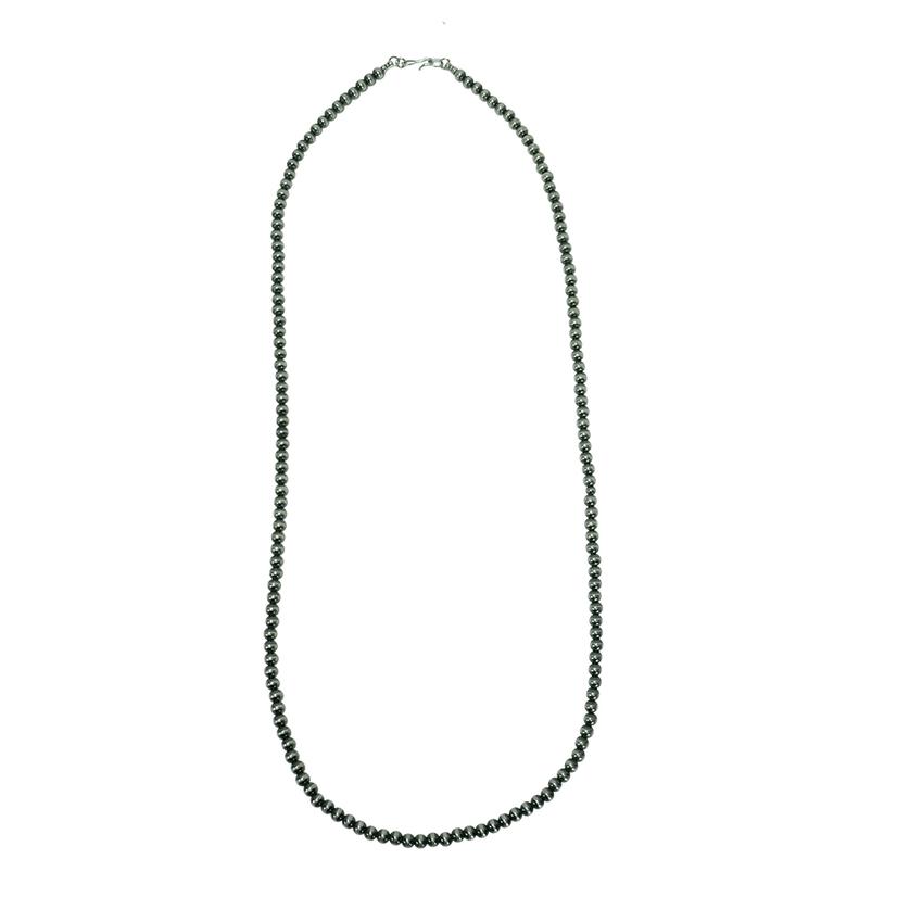South Texas Tack Apparel Silver / 30 Inch Navajo Pearl Necklace 5mm x 30inches