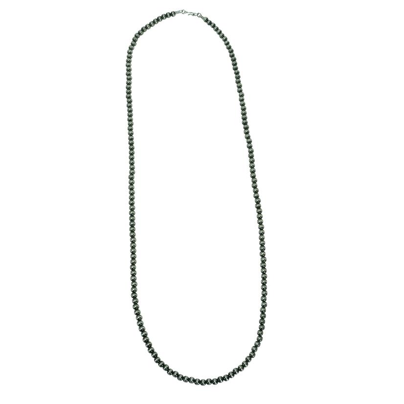 South Texas Tack Apparel Silver / 36 Inch Navajo Pearl Necklace 6mm x 36inches
