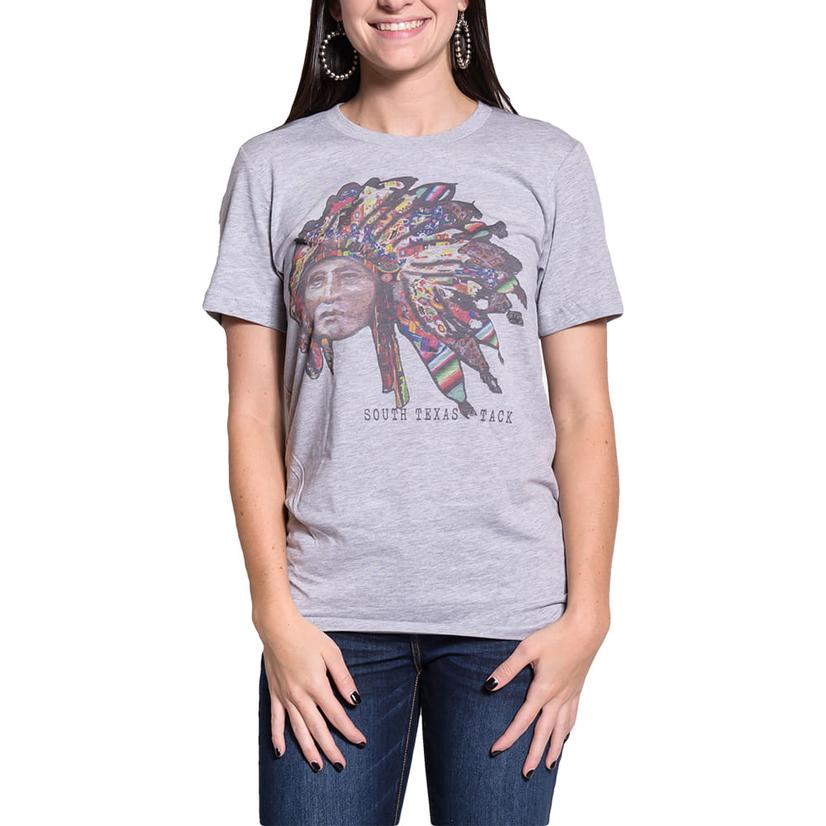 South Texas Tack Apparel South Texas Tack Womens Serape Indian Tee