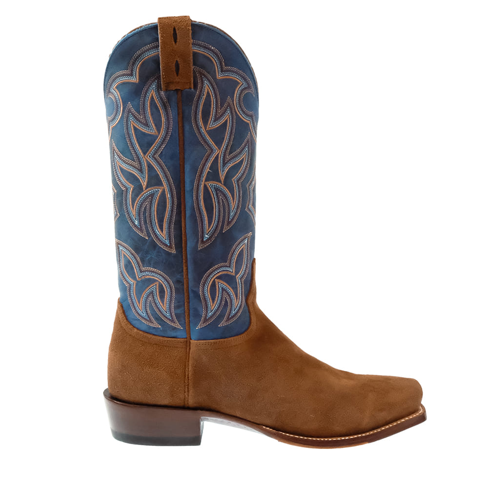 South Texas Tack Footwear South Texas Tack Men's Brown Peanut Suede Cowhide Boots